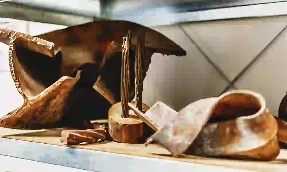 Metallische Bauteile im Baulabor